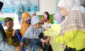 Kegiatan Posyandu Melon di Perum Bukit Pinang Bahari