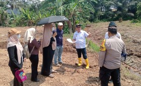 Giat Rabu 24 September 2025 Peninjauan lahan di Jl AW Syahrani RT 02 dihadiri Lurah, Kasi Ekbang, Kasi Tapem dan Bhabinkantibmas.