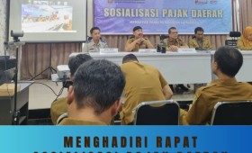 Giat, Senin 13 April 2026 Menghadiri Rapat Sosialisasi Pajak Daerah serta Keterkaitan Data Pertanahan di Ruang Pertemuan Kantor Kecamatan Samarinda Utara dihadiri Lurah, Sekretaris Lurah dan Kasi Tapem.