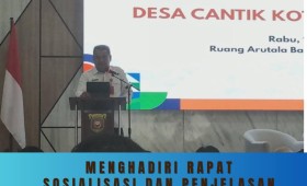 Giat, Rabu 15 April 2026 Menghadiri Rapat Sosialisasi dan Penjelasan Tata Kelola Program Desa Cantik (Cinta Statistik) Tahun 2026 di Ballroom Arutala Bapperida Kota Samarinda dihadiri Kasi Tapem