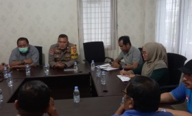 Rapat tentang masalah Balapan liar di Jalan Poros Anggana Wilayah Kecamatan Sambutan.