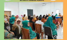 Penyerahan Donasi Telur Untuk Anak Stunting Oleh Ketua TP PKK Kota Samarinda Ibu Hj.Rinda Wahyuni Andi Harun Bersama Ketua TWAP Syaparudin S.Sos.