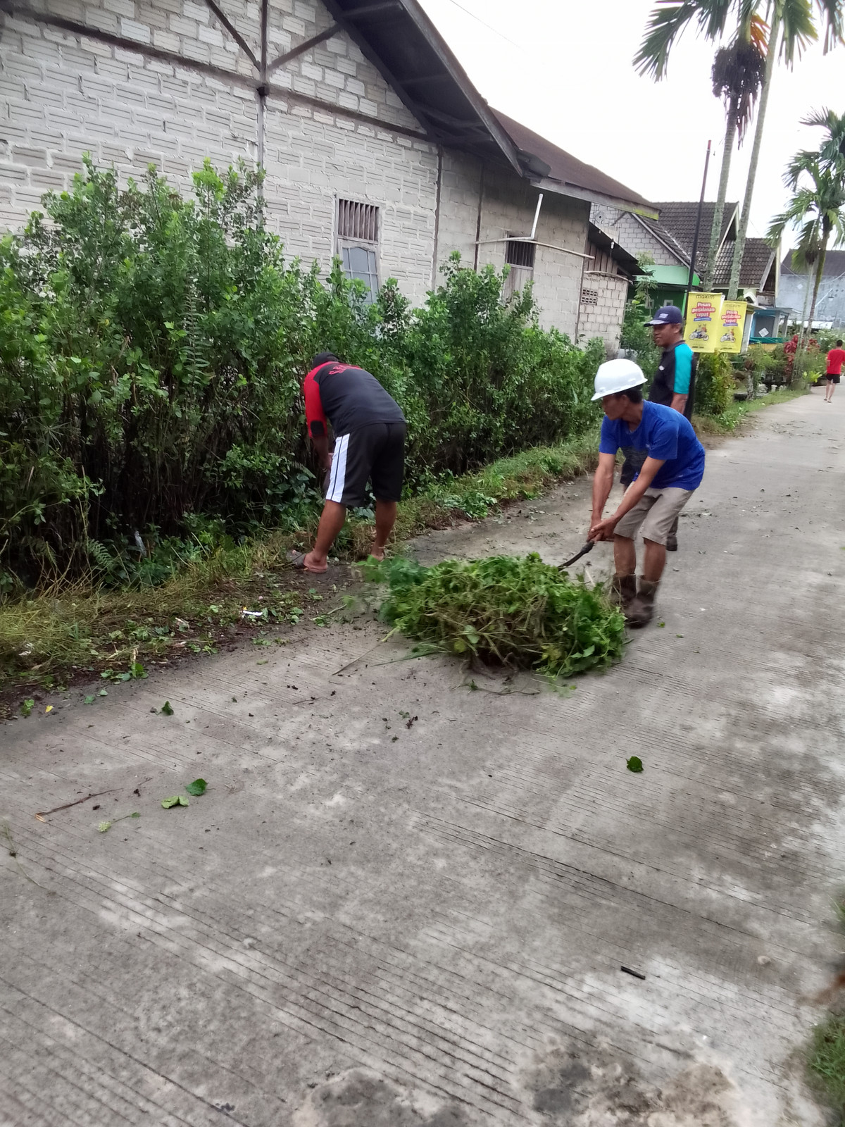 Gotong royong jln Gaya Baru dan GG Langgar