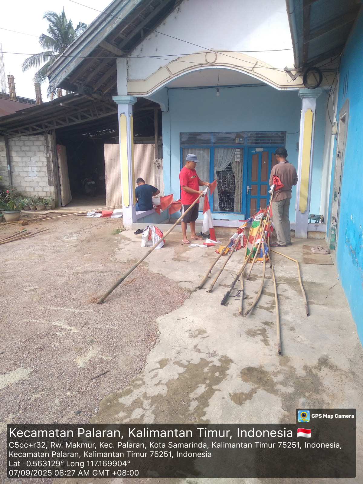 Pelepasan umbul umbul dan perawatan umbul umbul