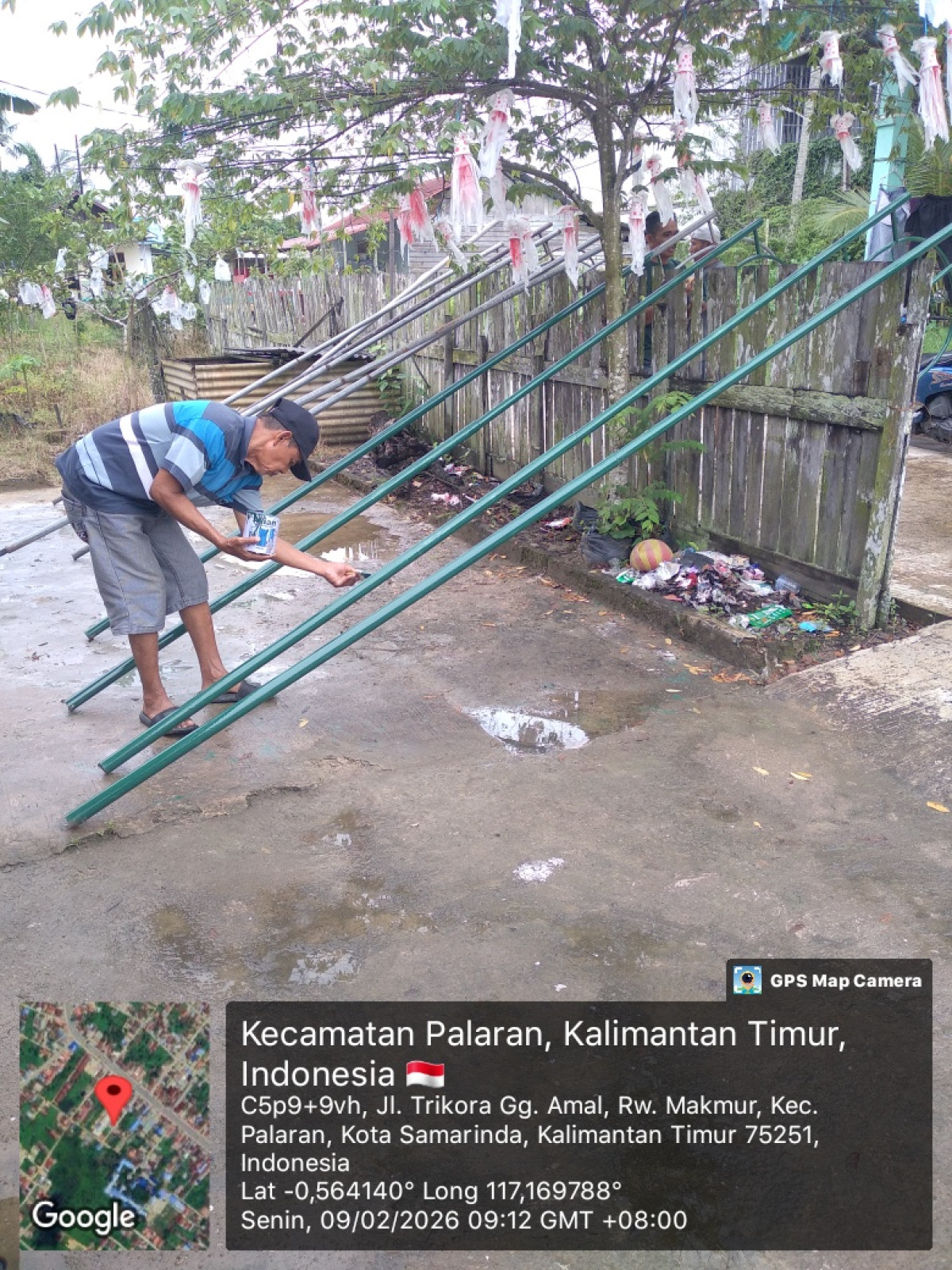 Perawatan tiang lampu