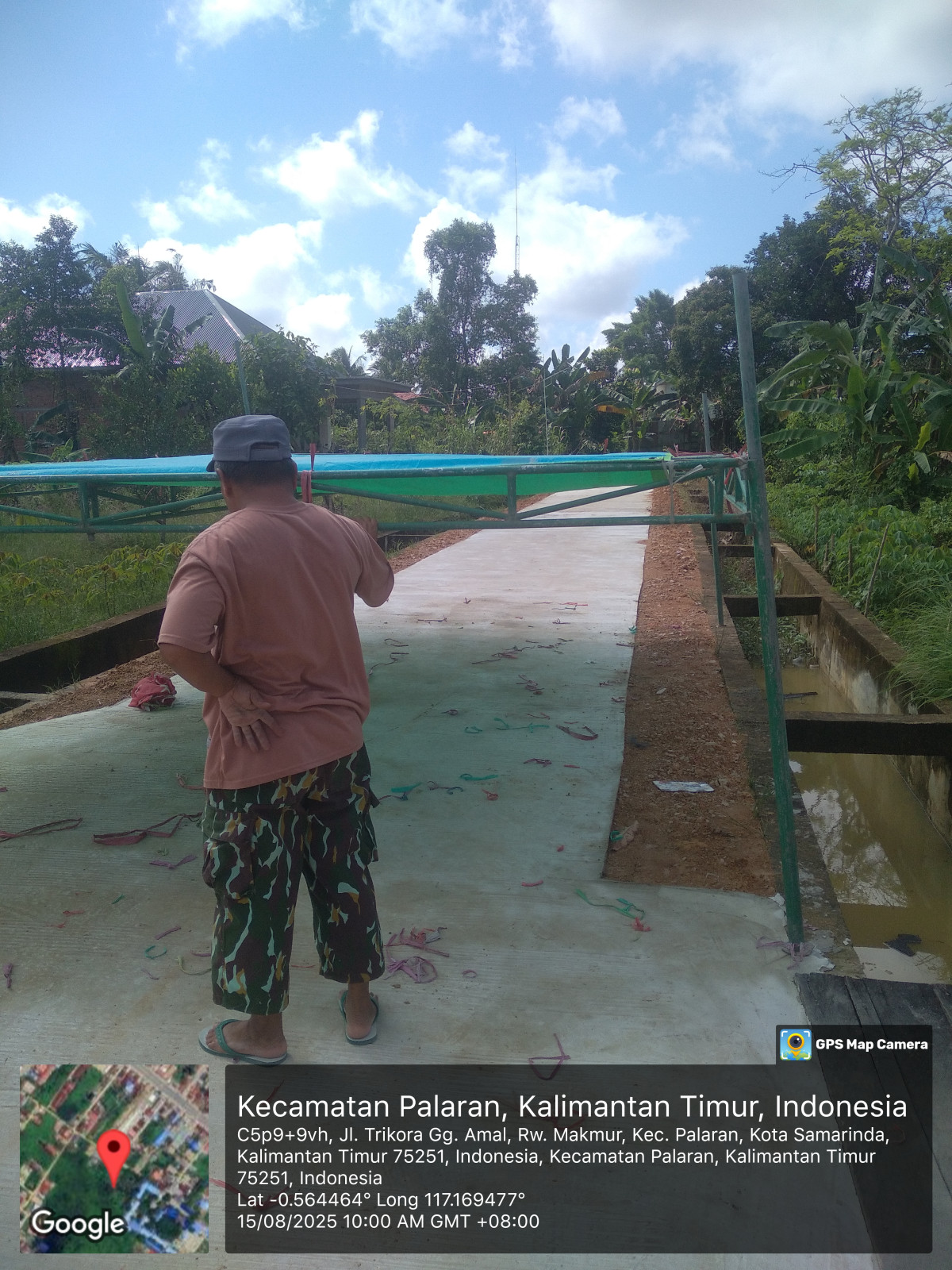 Pemasangan tenda 17an