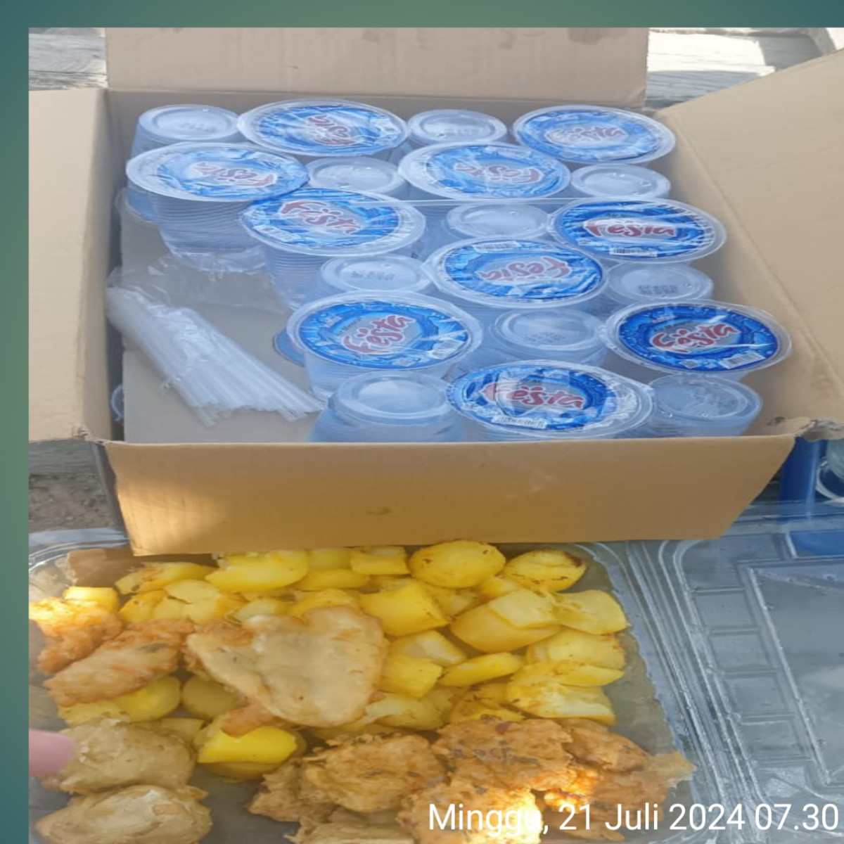 Pembersihan paret Jl. Ampera rt 16