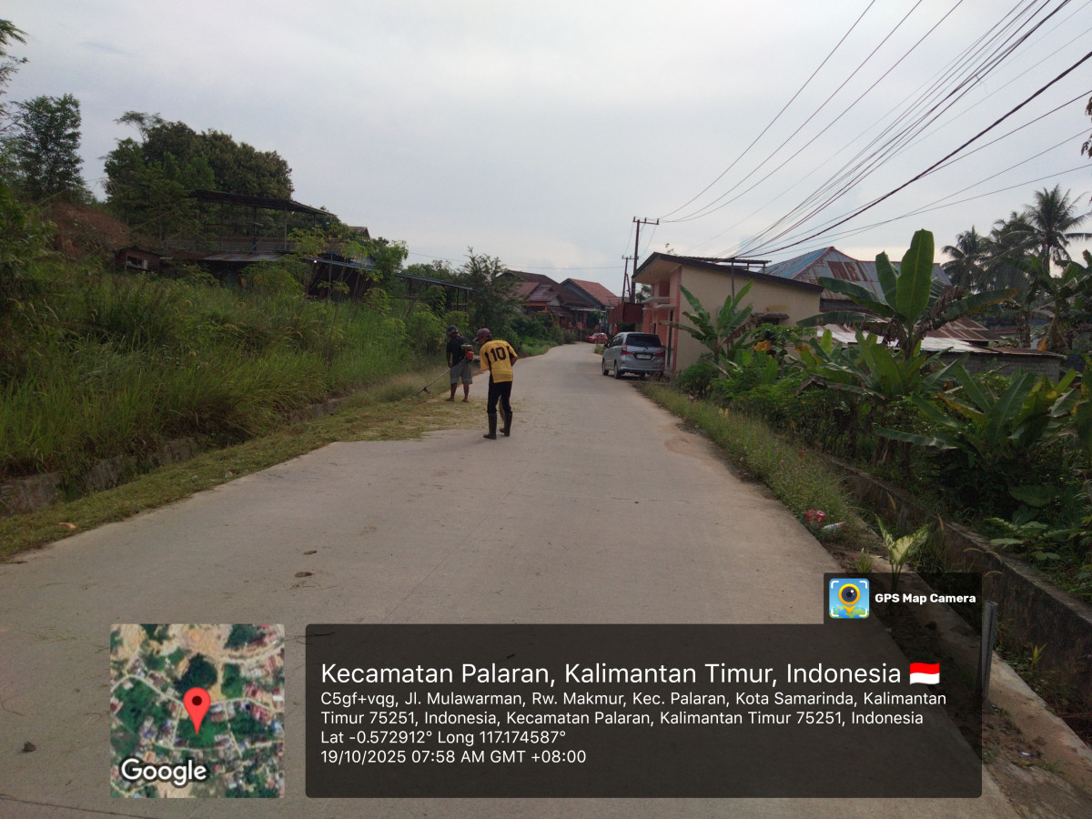 Pembersihan jalan Mulawarman
