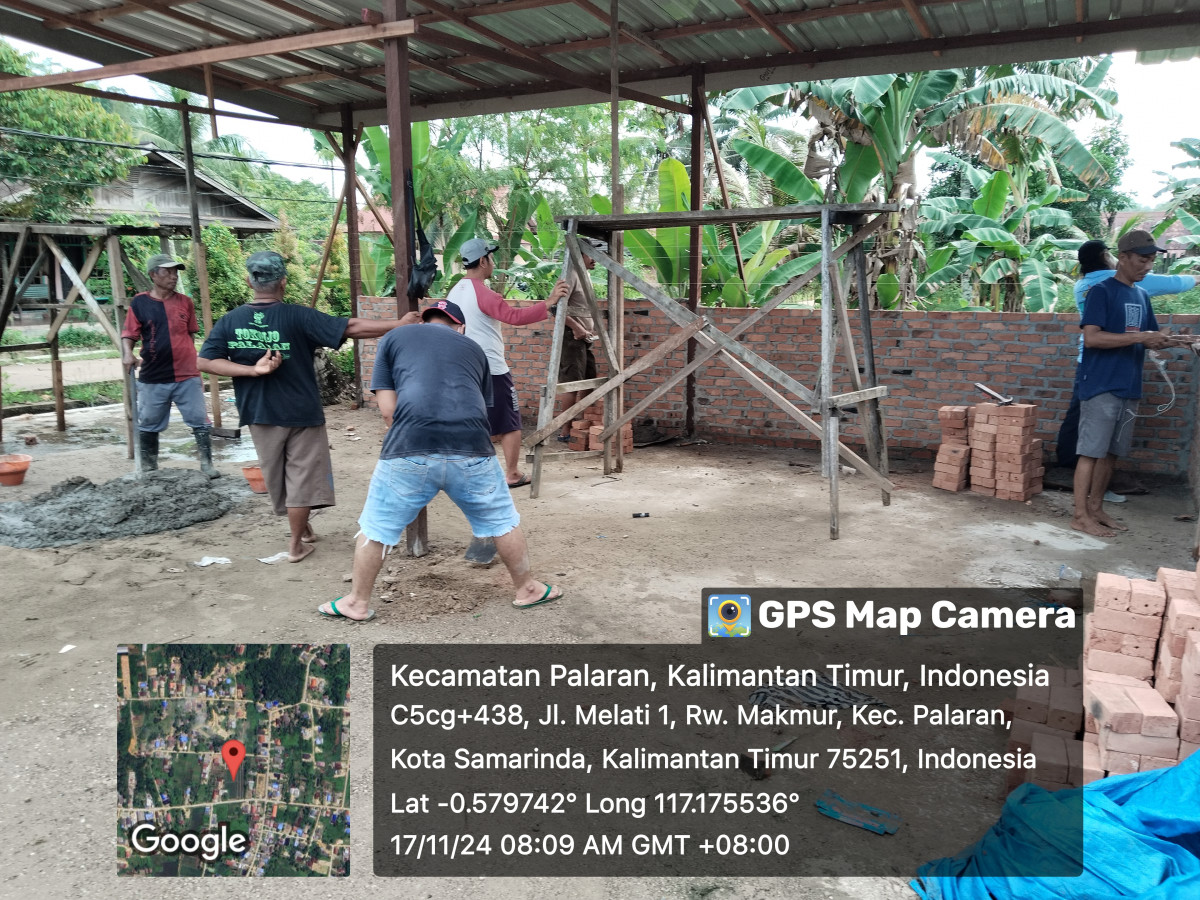 Pembuatan gedung lingkungan