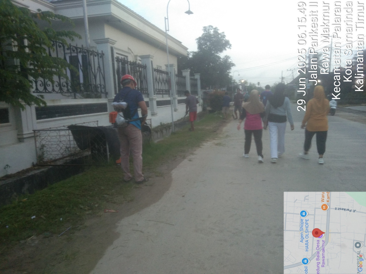 Pembersihan area jl Melanti