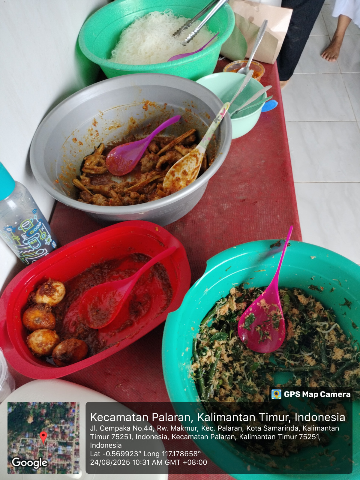 Persiapan jalan santai warga RT 26