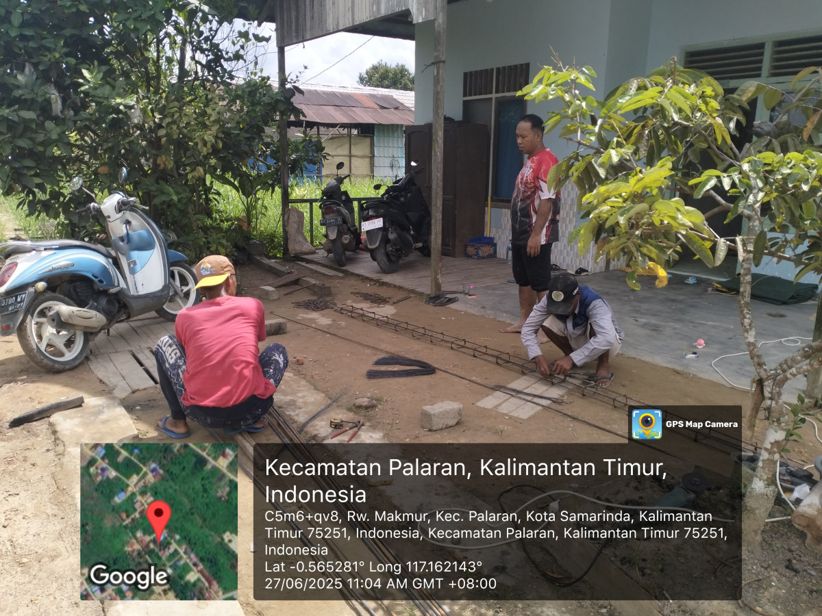 Pemasangan tenda tahun baru islam