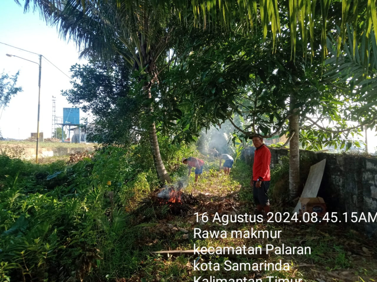 Pembersihan tempat pasang pipa