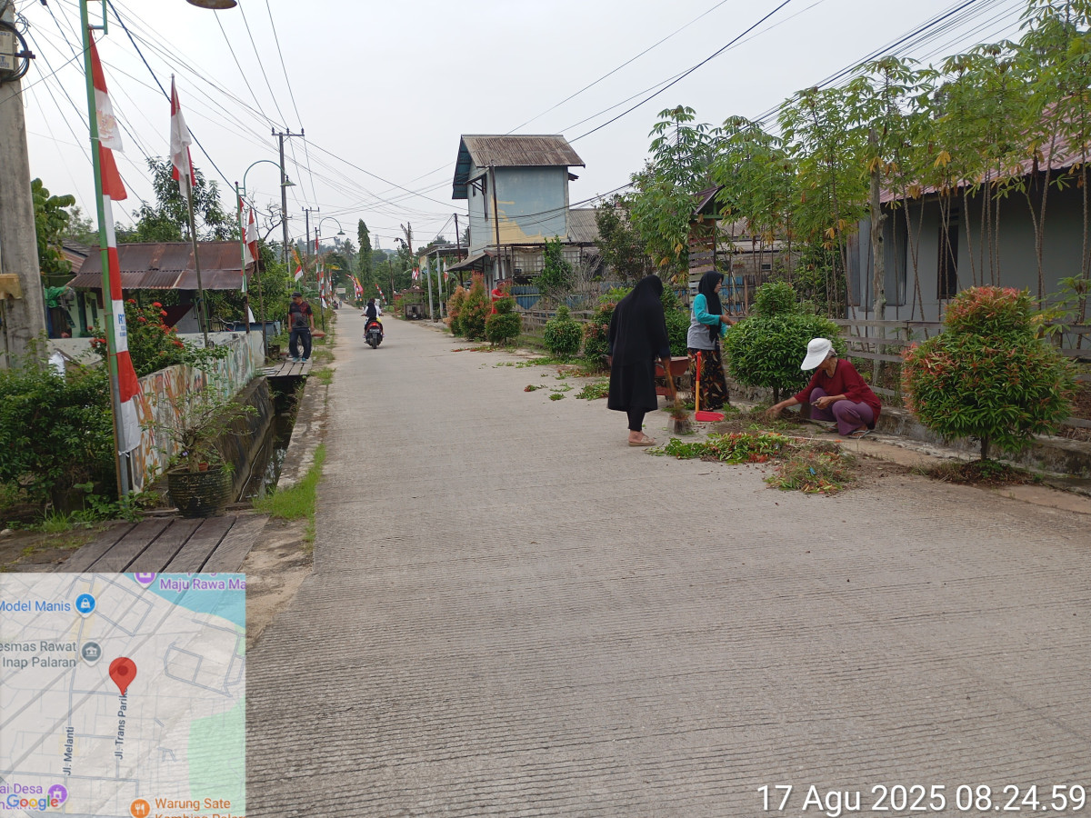 Membersihkan jalan