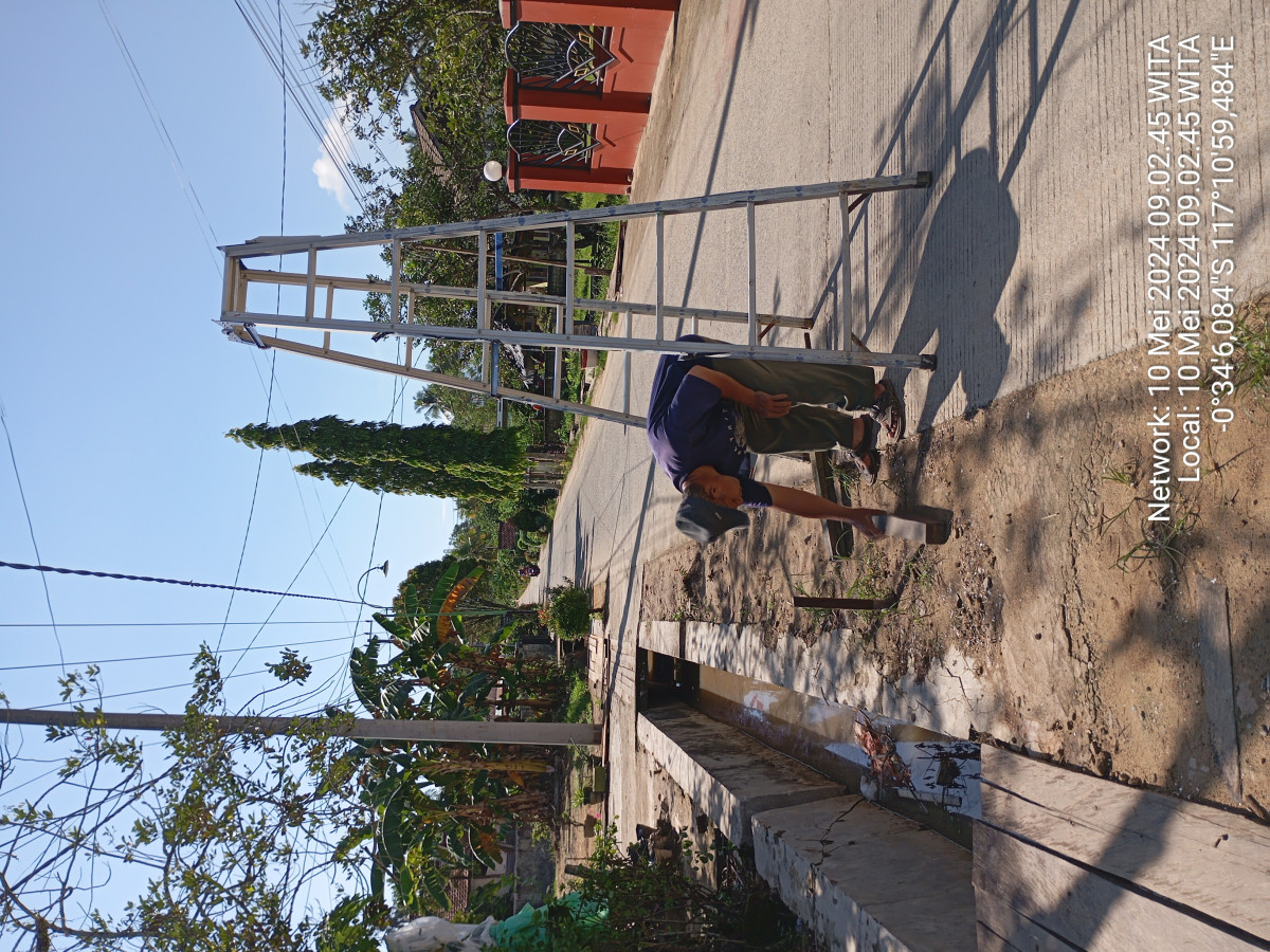 Perbaikan lampu jalan