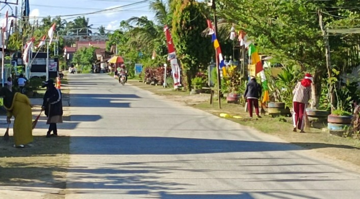 Gotong royong lingkungan jl merapi, Parikesit dan anjasmoro