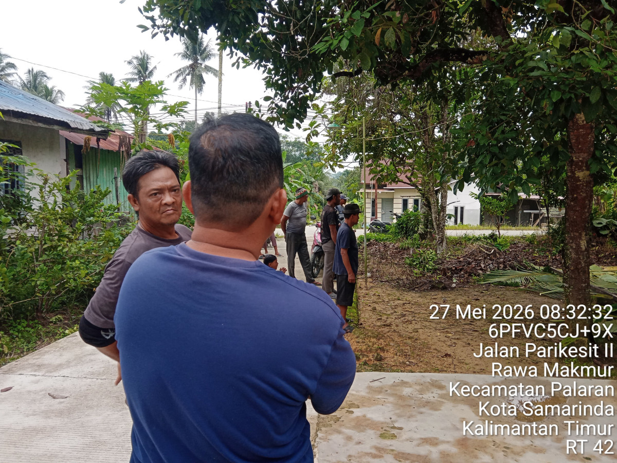 Gotong royong persiapan kegiatan korban