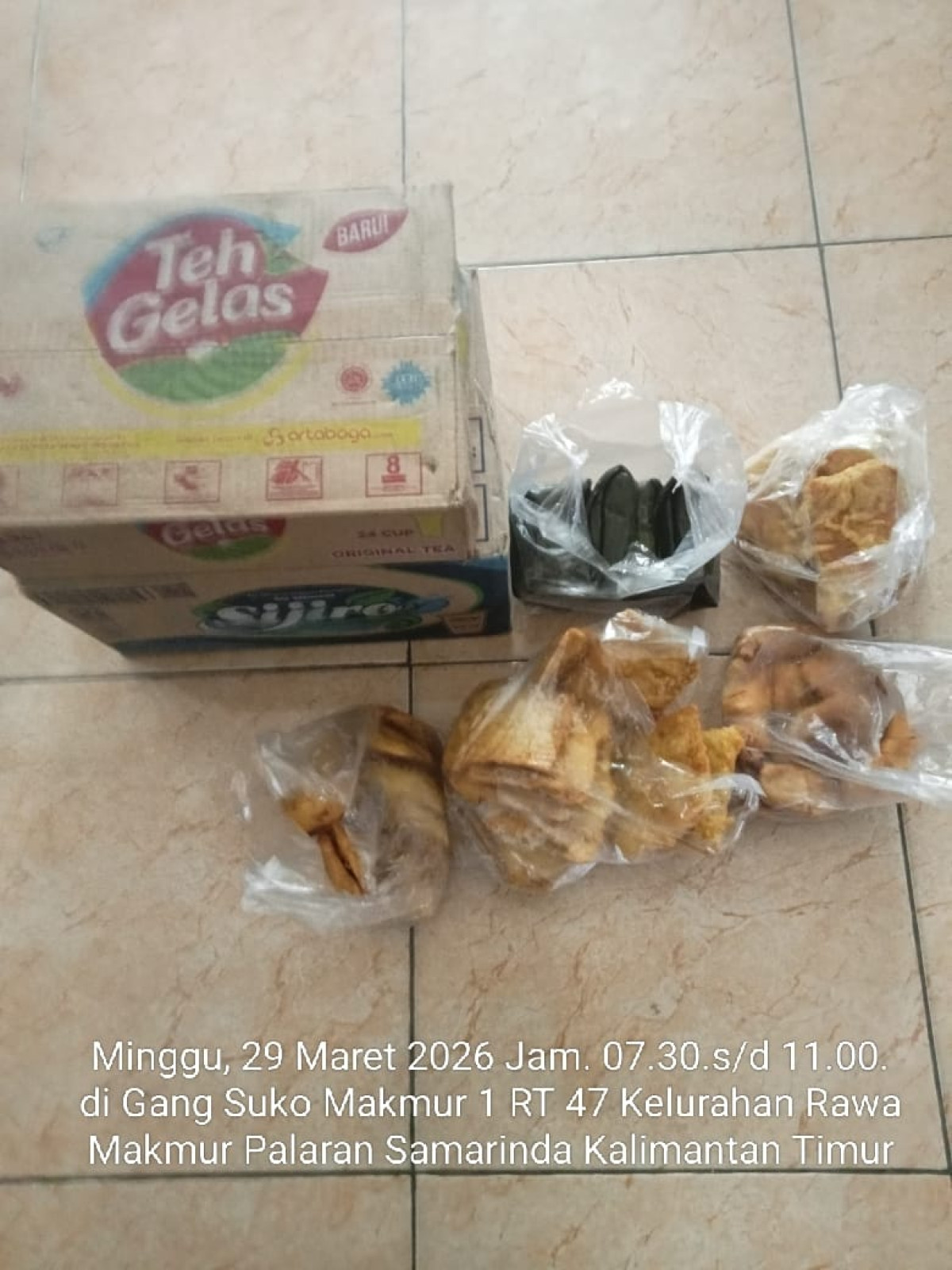 Pembersihan rumput atau sampah
