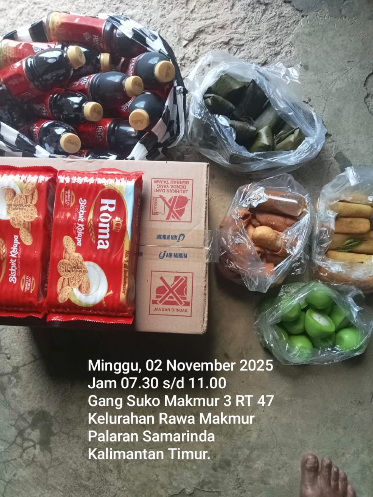 Gotong royong pengecoran langgar