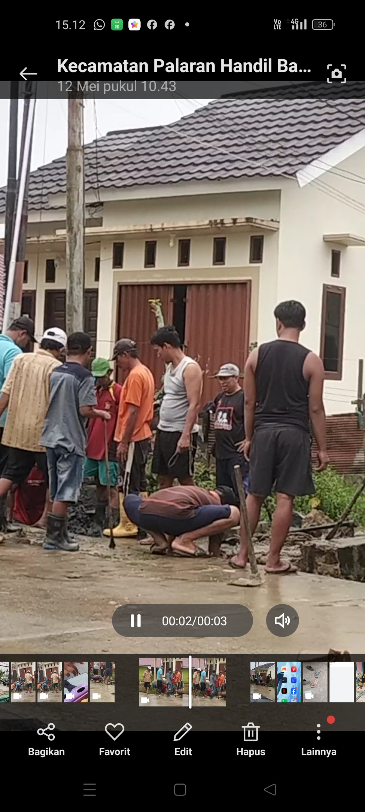 Pemasangan gorong2" drainase dan pengecoran