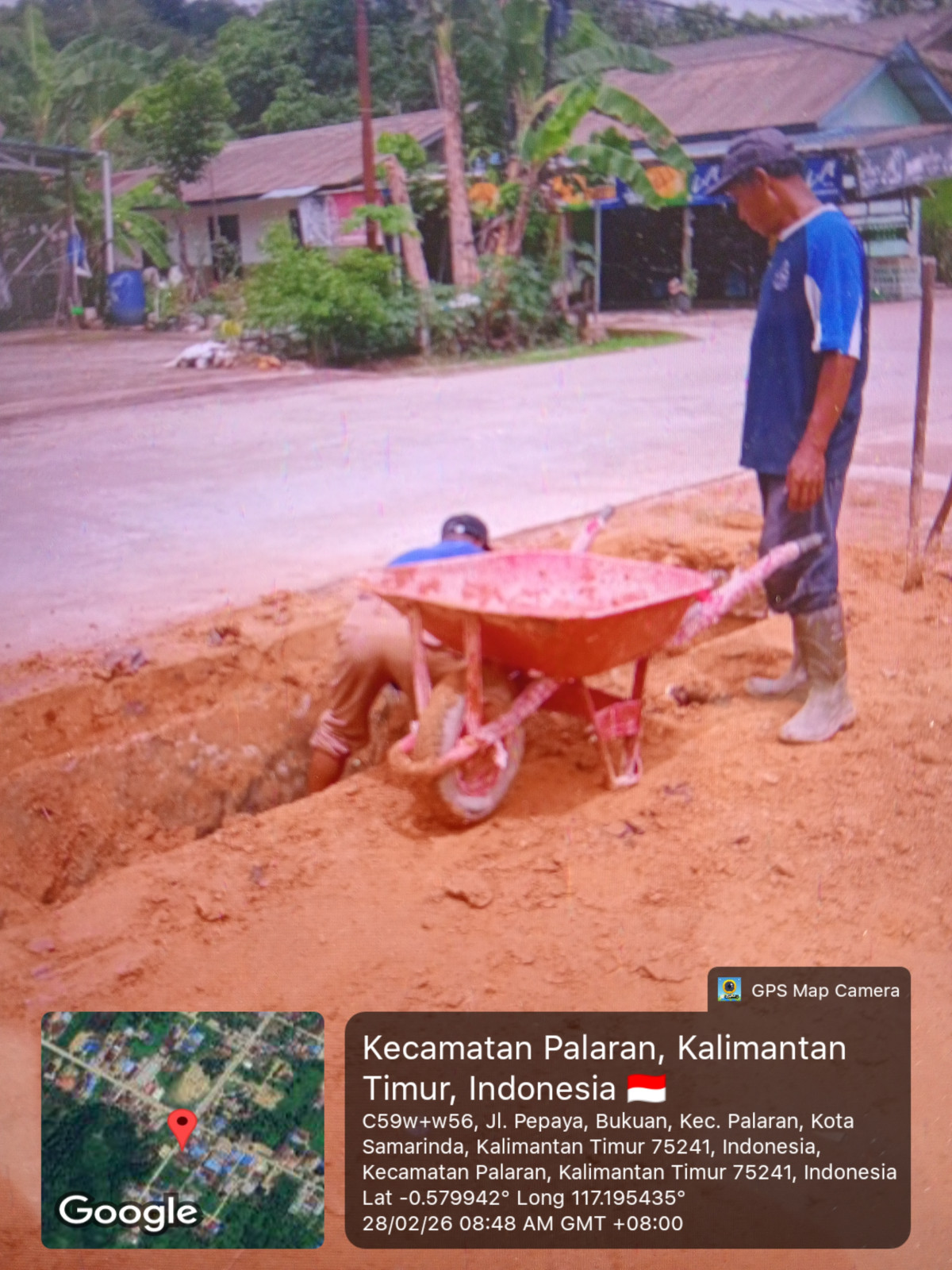 Pembersihan rumput paret