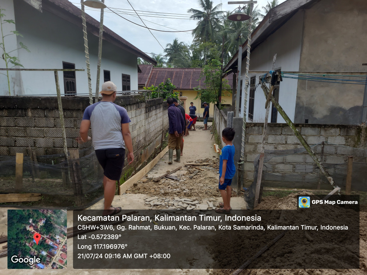 Pengecoran Gg Rahmat RT 4