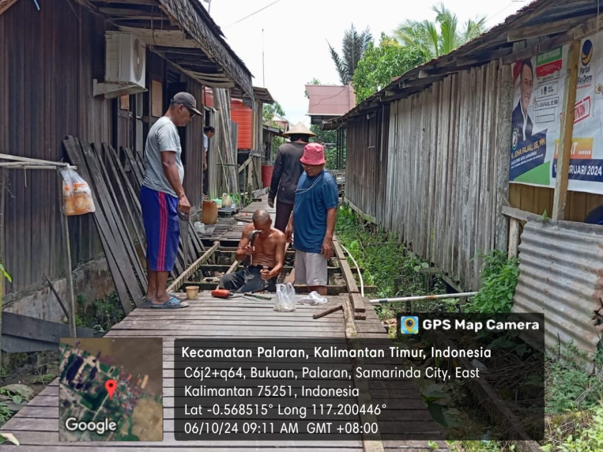 Perbaikan gg titian kayu