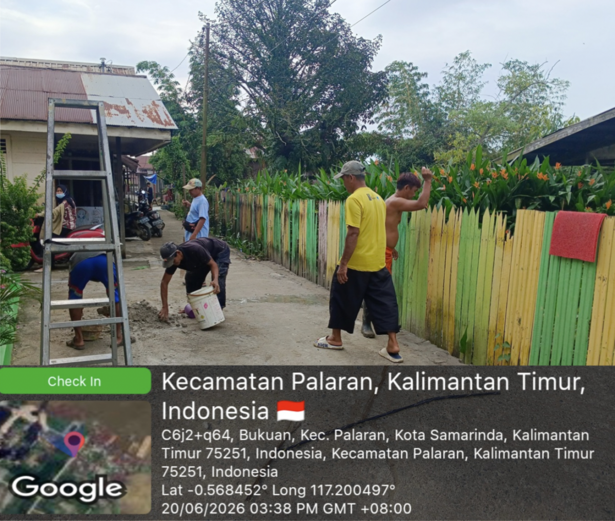 Kerja bakti pemeliharaan langgar