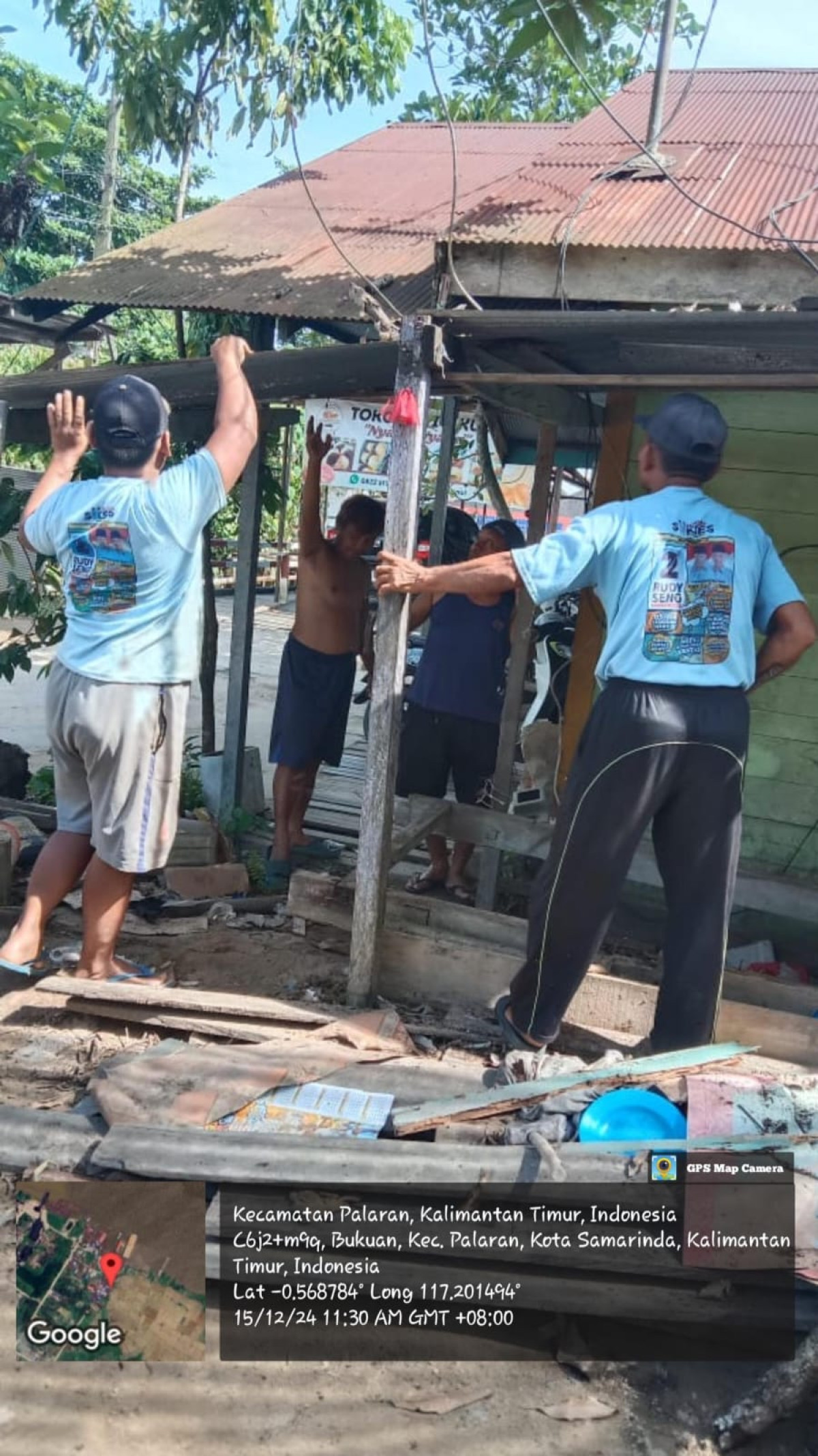 Kerja bakti minggu pertama