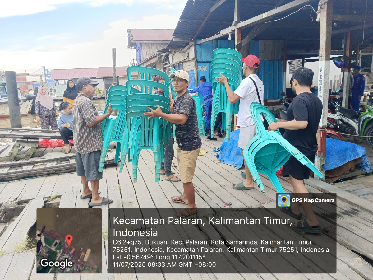 Gotong royong minggu pertama