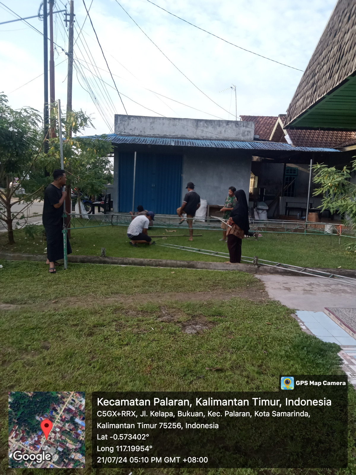 Perbaikan Tenda Rukun Kematian