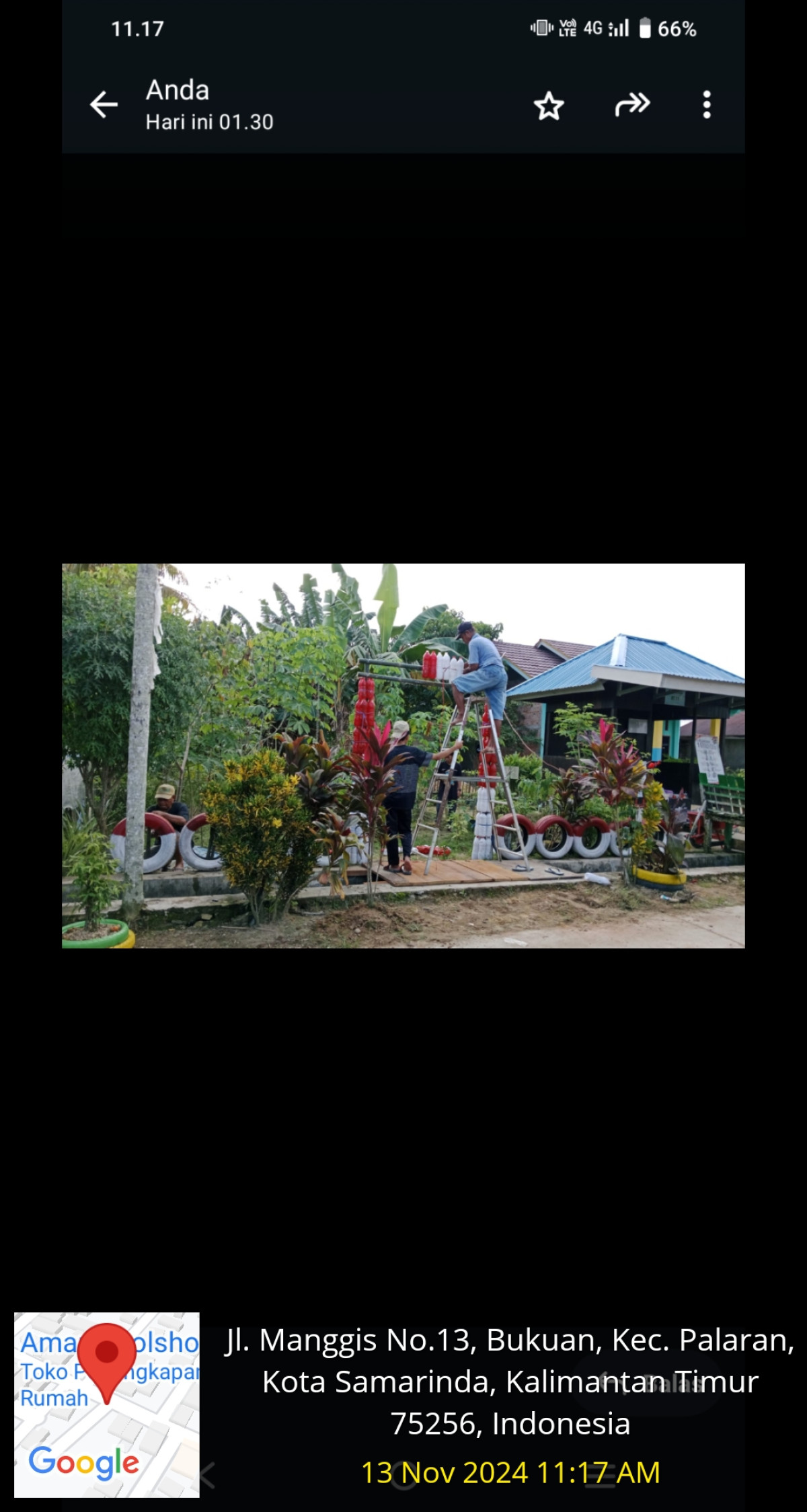 Gotong royong kebun dawis