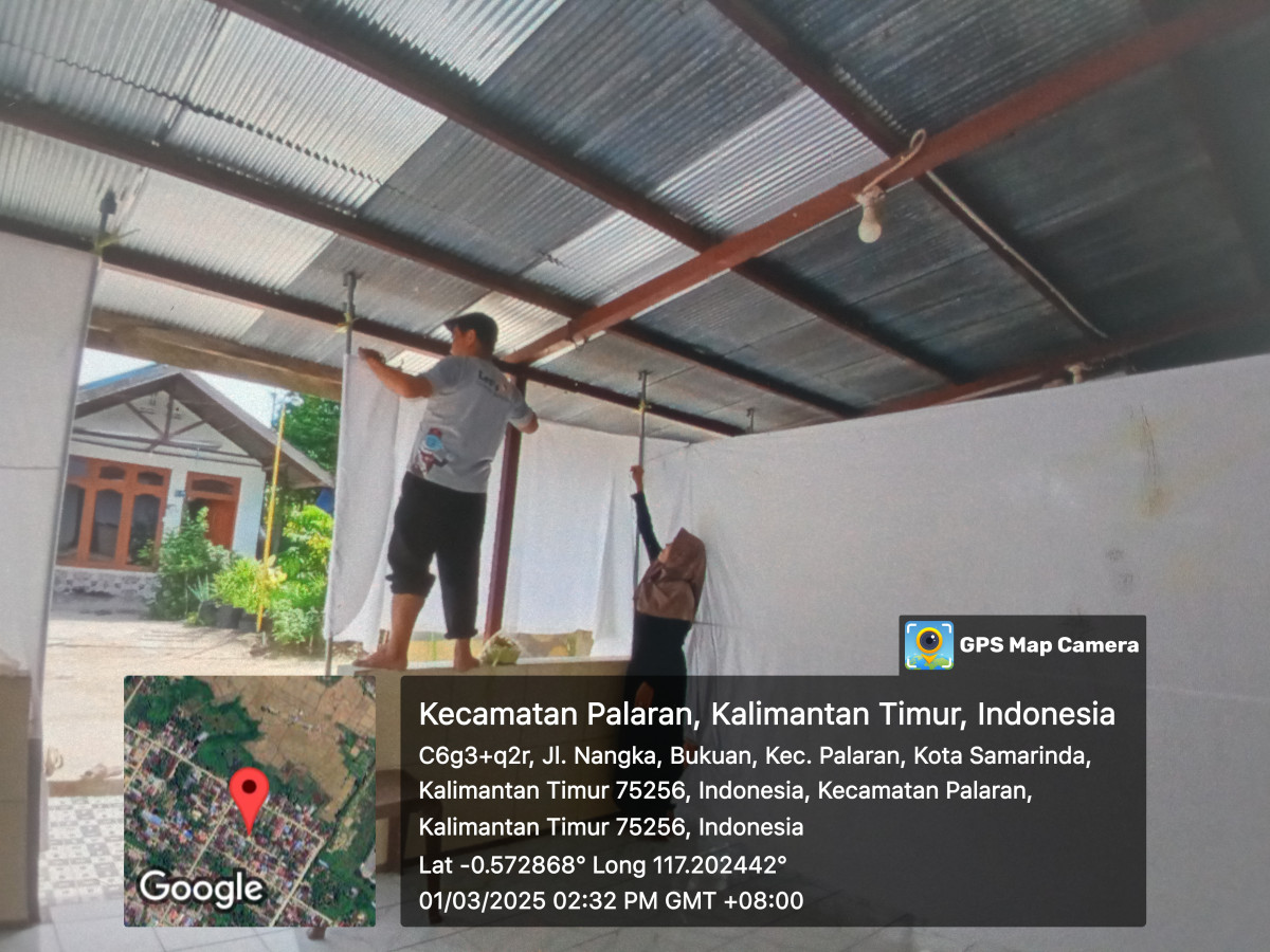 Gotong royong persiapan Taraweh