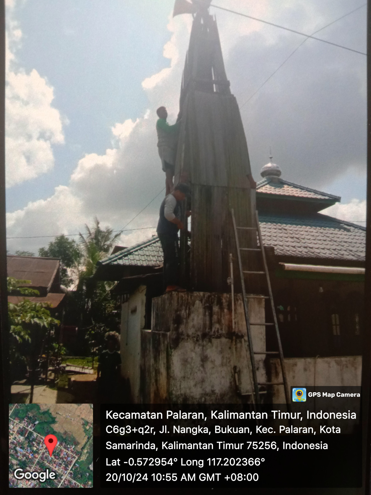 Perbaikan tower langgar Nurul muqorrobin