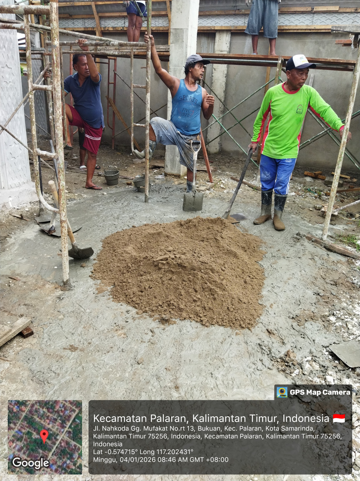 Pengecoran dak teras