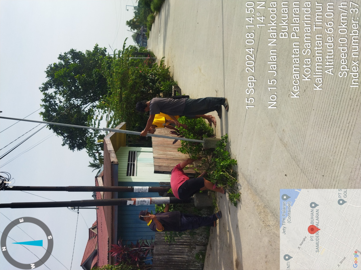 Pemasangan lampu