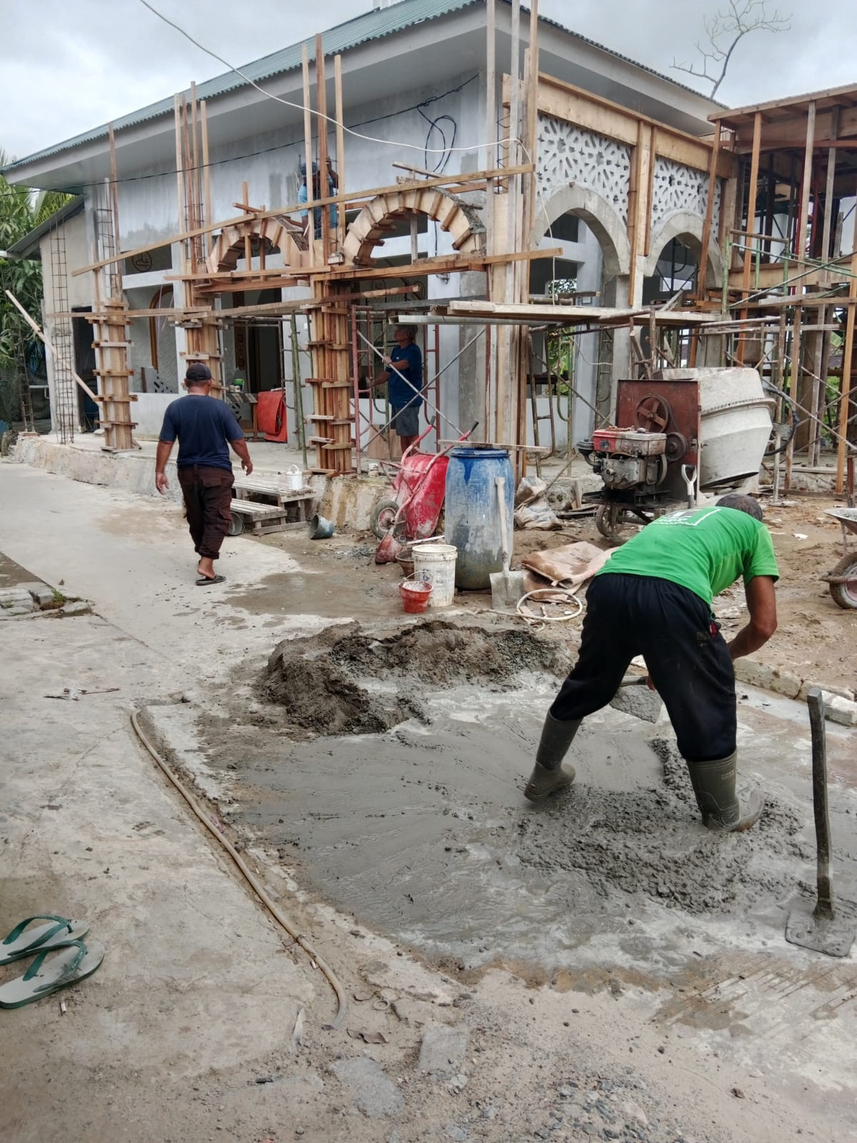 Pengecoran tempat ibadah