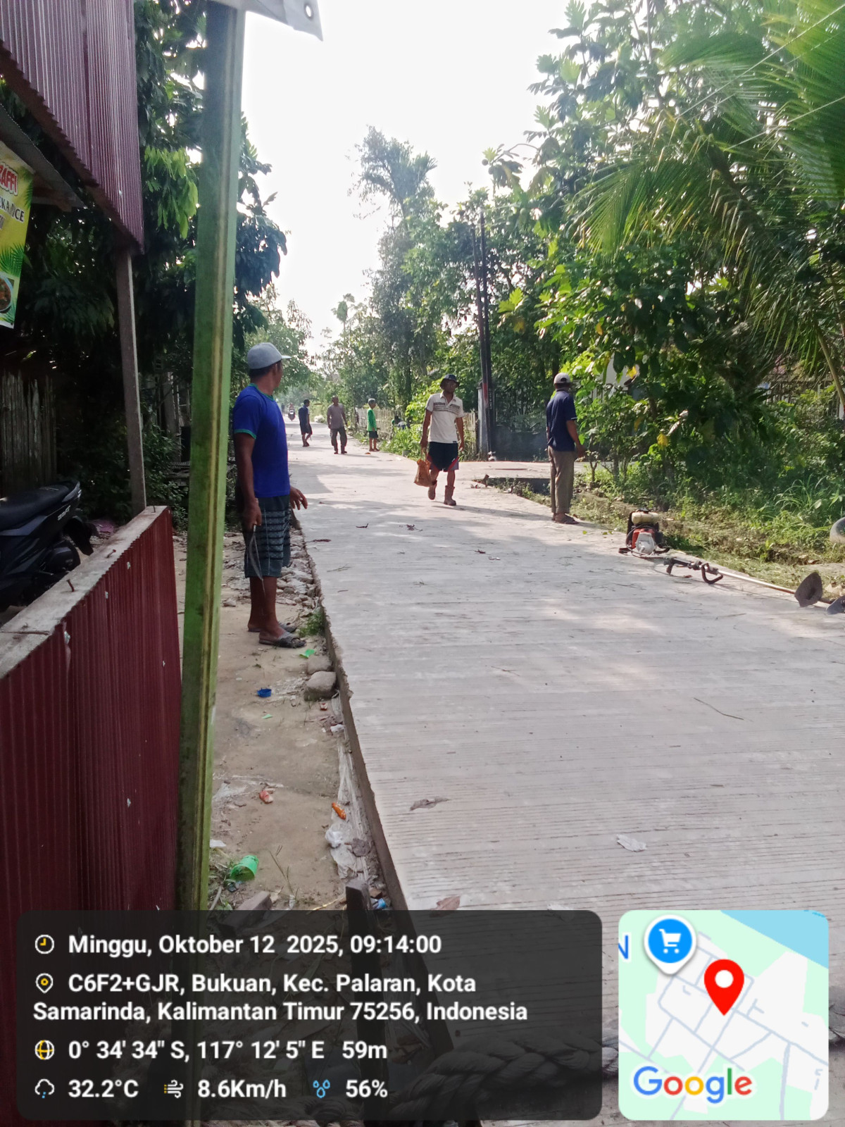 Pembersihan parit jln Nahkoda GG Impres 2