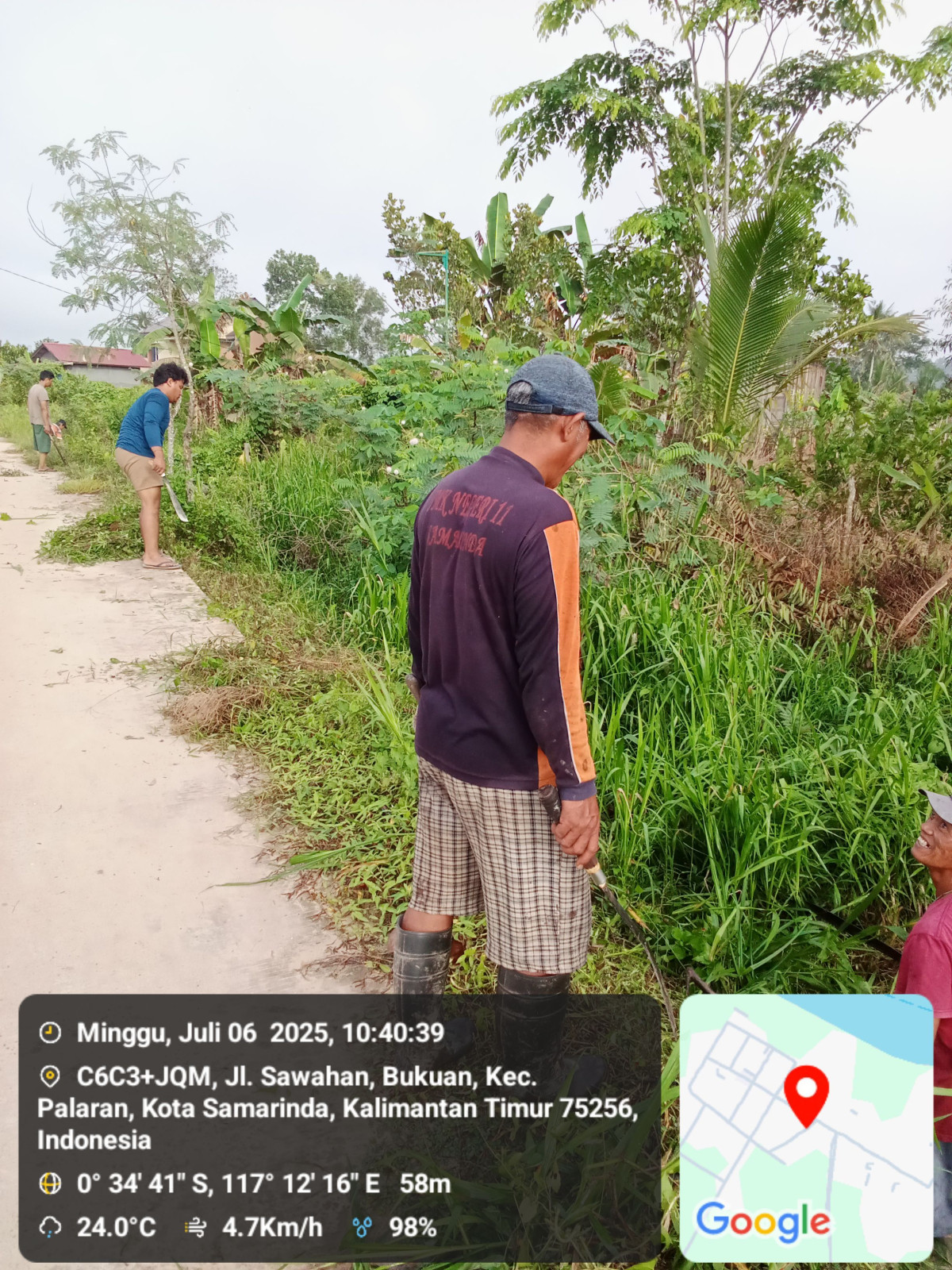 Pembersihan parit jln Sawahan