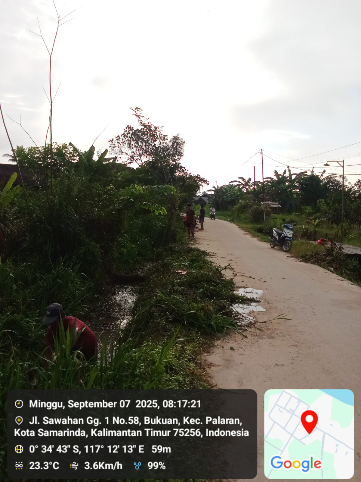 Pembersihan parit jln Sawahan