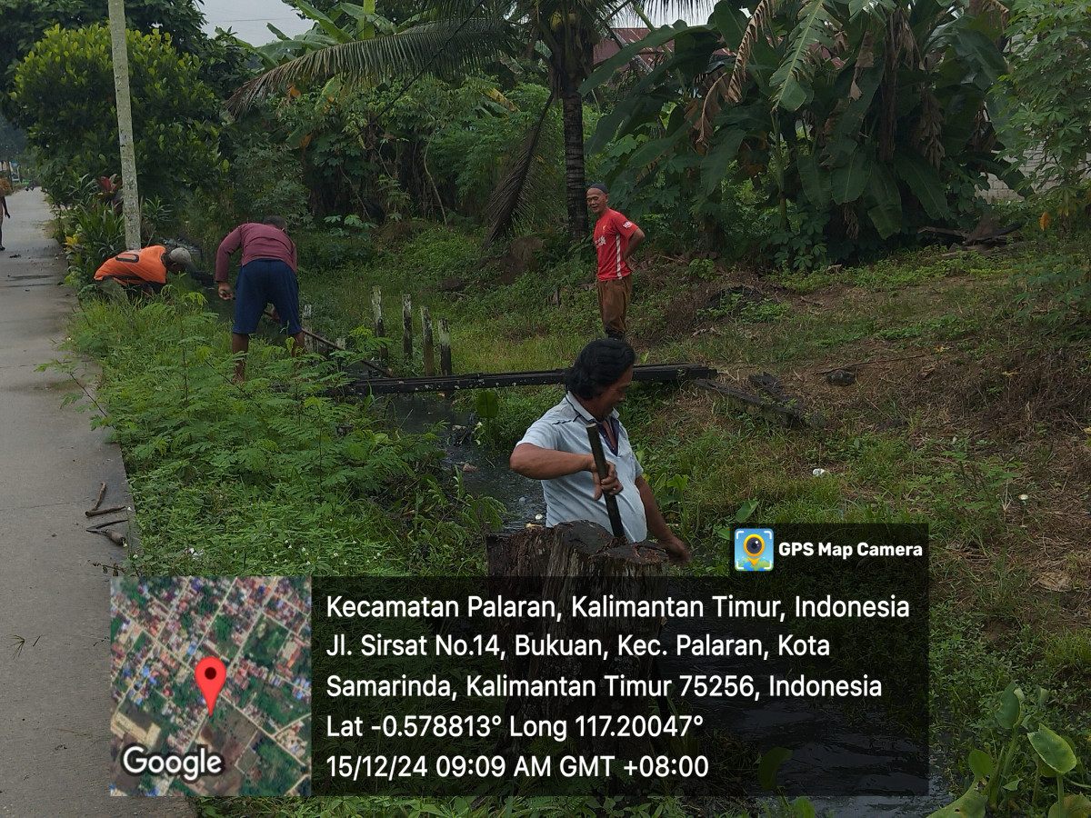 Pembersihan jalan dan parit jln nahkoda dan jln sirsat