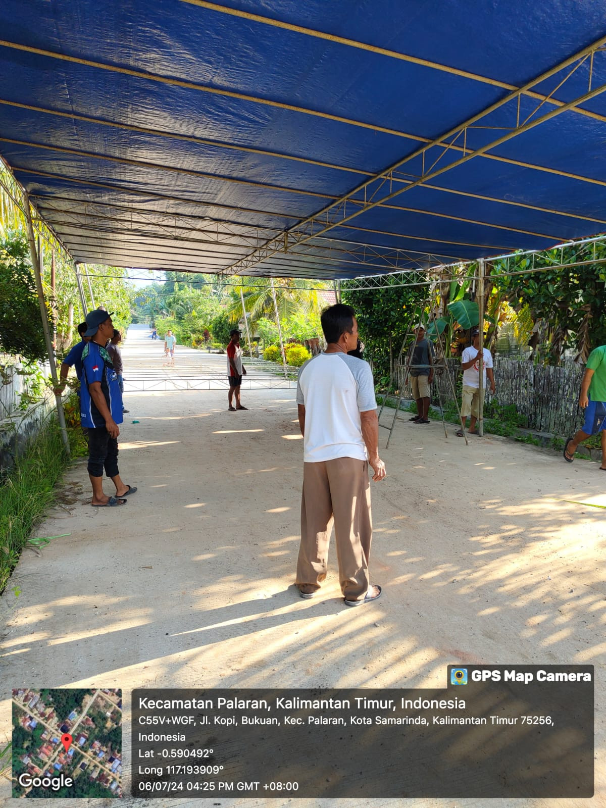 Gotong Royong Persiapan Peringatan 1 Muharram 1446 H