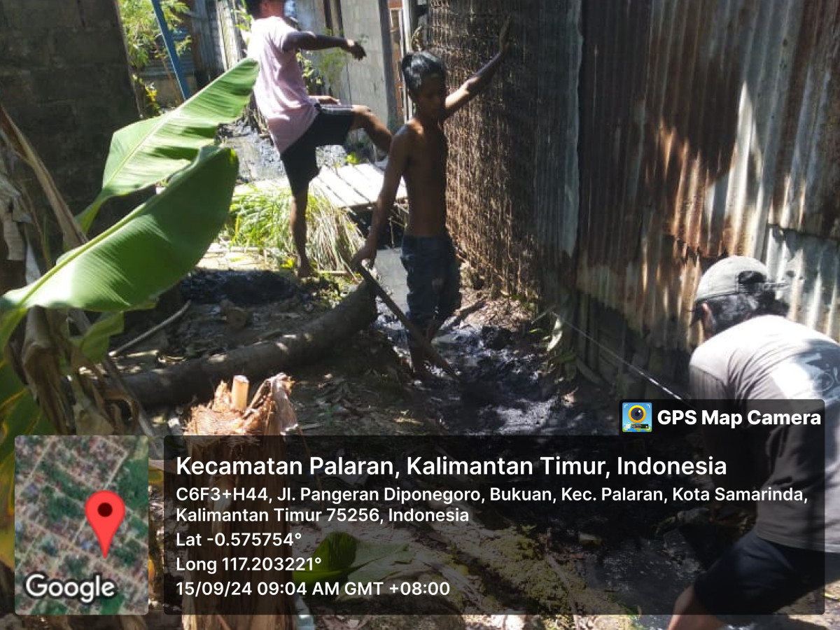 gotong royong saluran paret