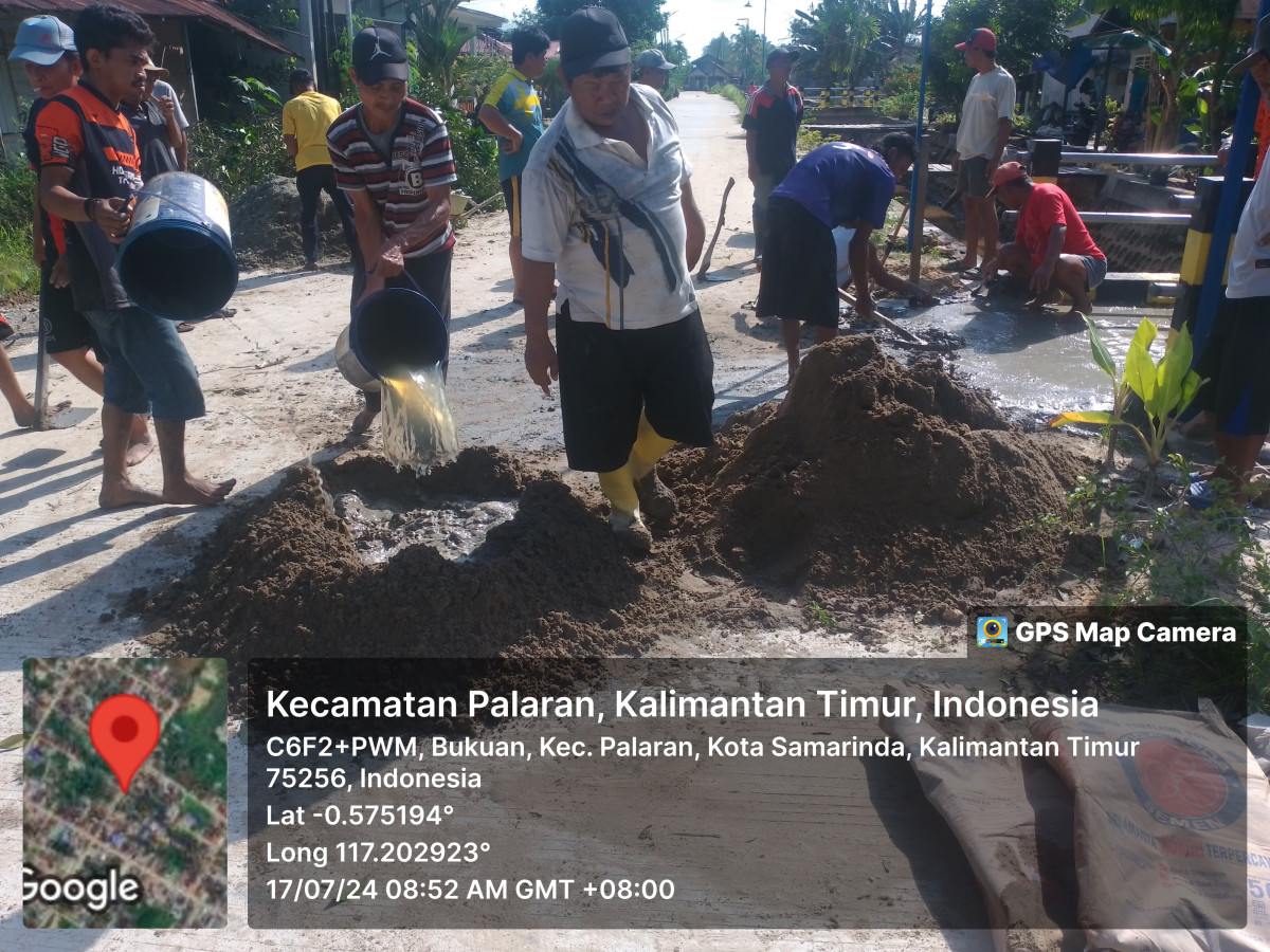 Pengecoran Jalan Jembatan