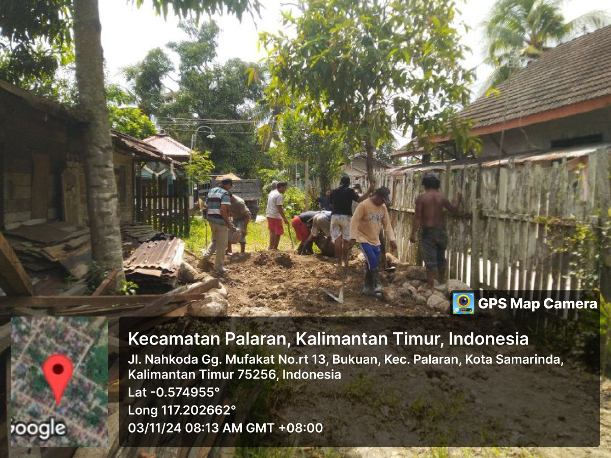 Gotong Royong Akses Mushola