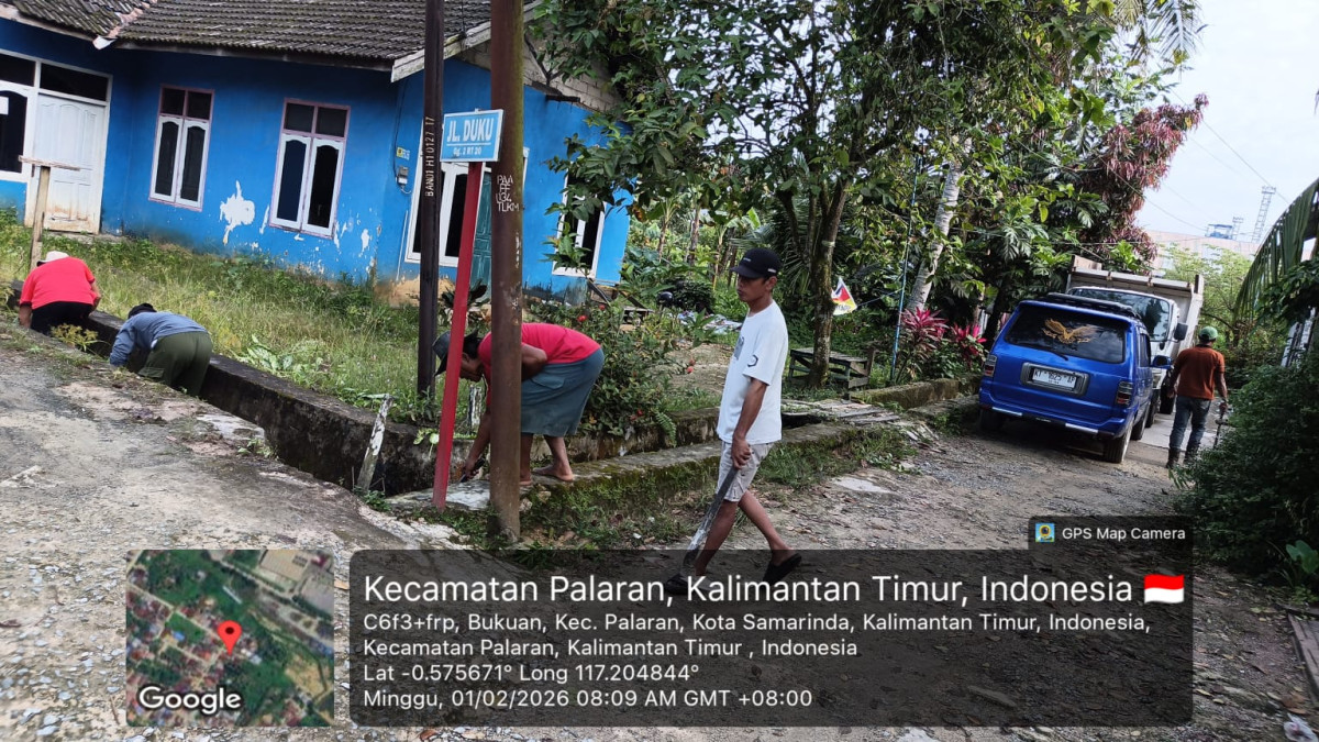 Pembersihan lingkungan jln Duku gang 2