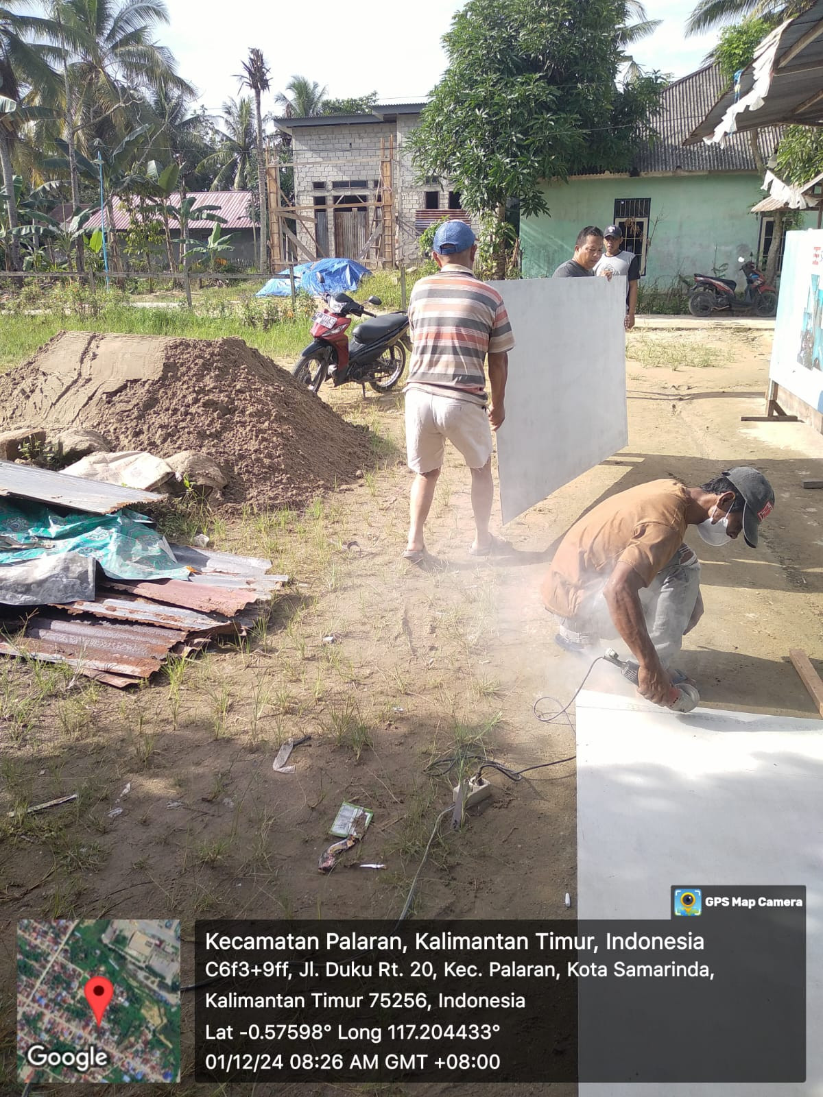 Gotong royong di TPA Al iman