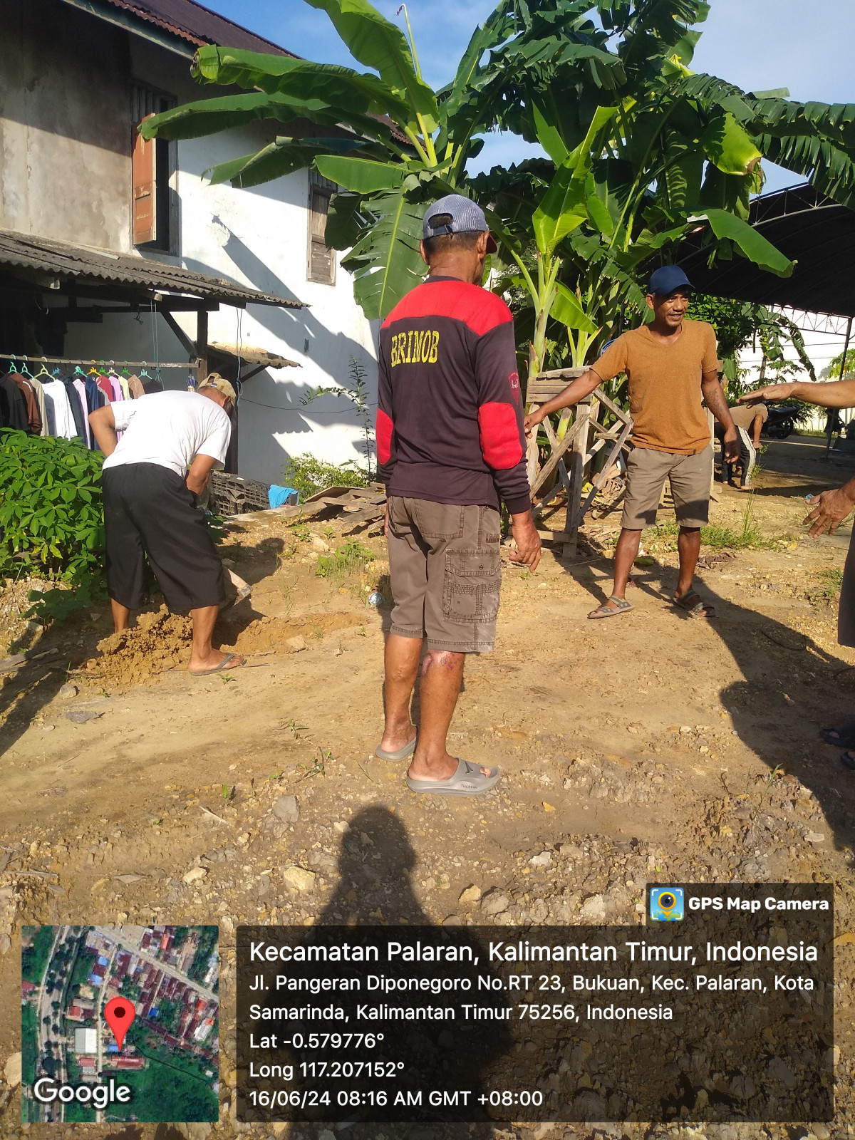 Gotong royong persiapan hari raya qurban