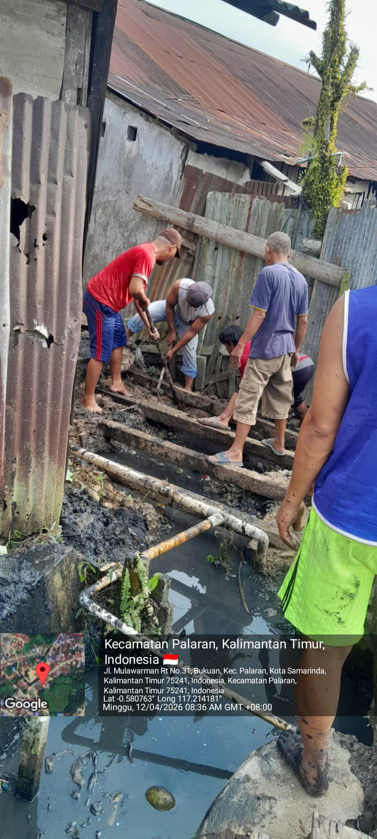 Perbaikan jembatan jln mulawarman gg ragil
