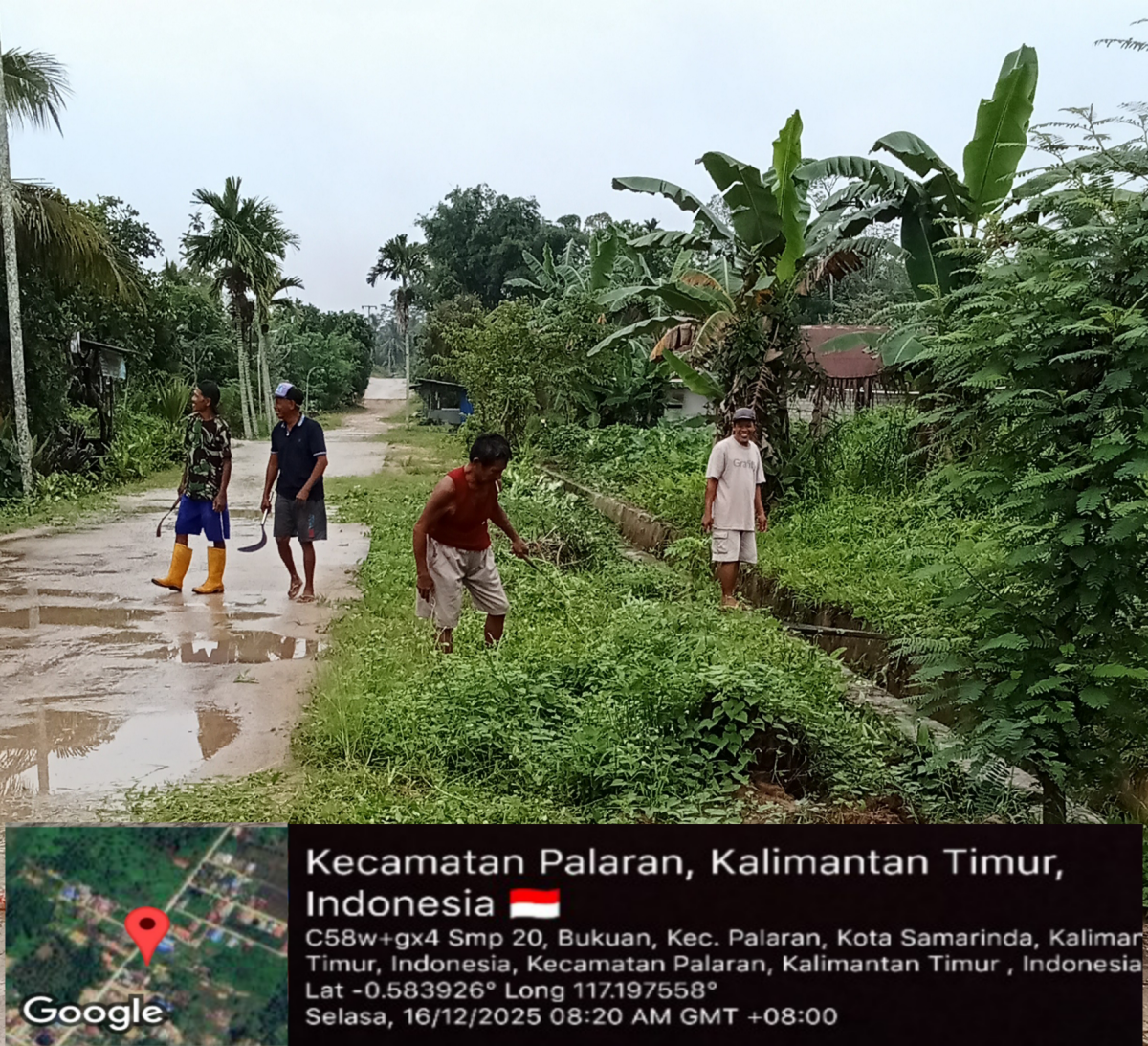 Memotong rumput jlan nahkoda RT 34